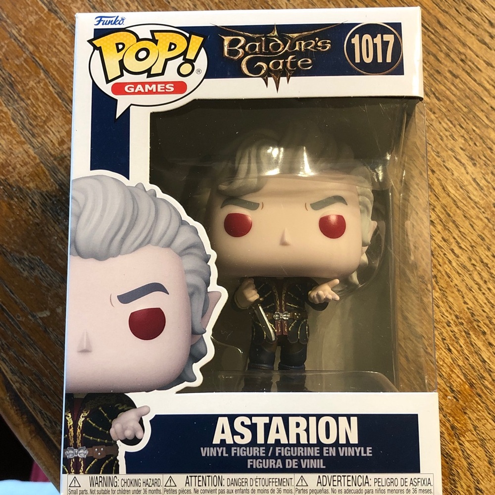 Funko Games Baldur's Gate Astarion Vinyl Figure - White & Red